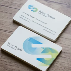 چاپ کارت ویزیت پی وی سی (PVC) 300 میکرون