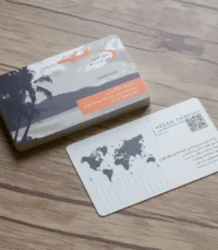 چاپ کارت ویزیت پی وی سی (PVC) 300 میکرون