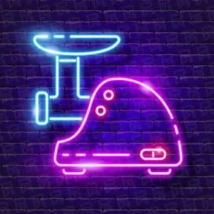 تابلو نئون آماده طرح لوازم خانگی - کد Appliance003