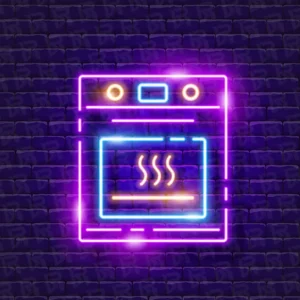 تابلو نئون آماده طرح لوازم خانگی - کد Appliance004