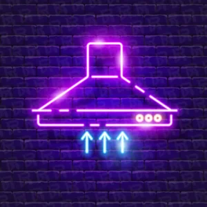 تابلو نئون آماده طرح لوازم خانگی - کد Appliance006