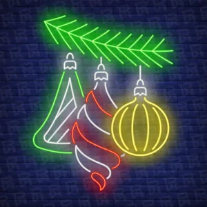تابلو نئون آماده طرح کریسمس - کد Other003