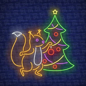 تابلو نئون آماده طرح کریسمس - کد Other006