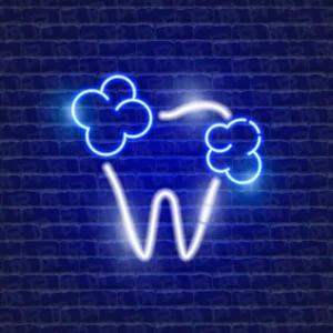 تابلو نئون آماده طرح دندان - کد Pharmacy009