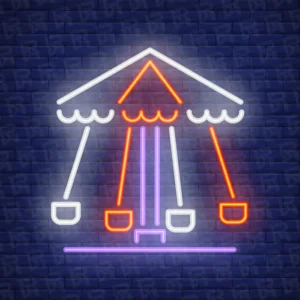 تابلو نئون آماده طرح شهر بازی - کد PlayHouse006