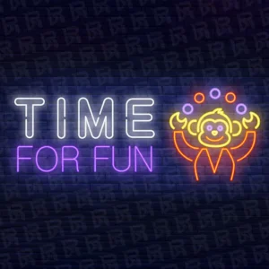 تابلو نئون آماده طرح میمون تردست - کد PlayHouse007