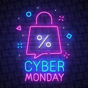 تابلو نئون طرح دوشنبه سایبری - کد Shop007