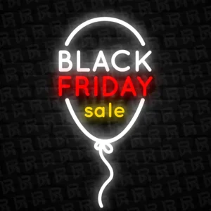 تابلو نئون طرح بلک فرایدی - کد Shop009